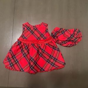 Children’s Place plaid dress 0-3 months